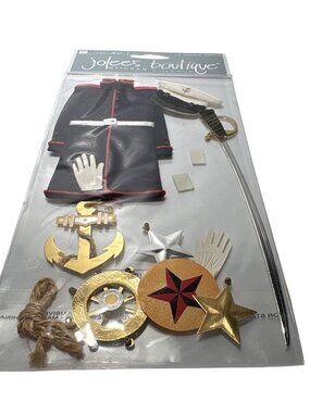 Jolees Boutique Marines Sticker Collage Set Navy Uniform Sword & Nautical Embell